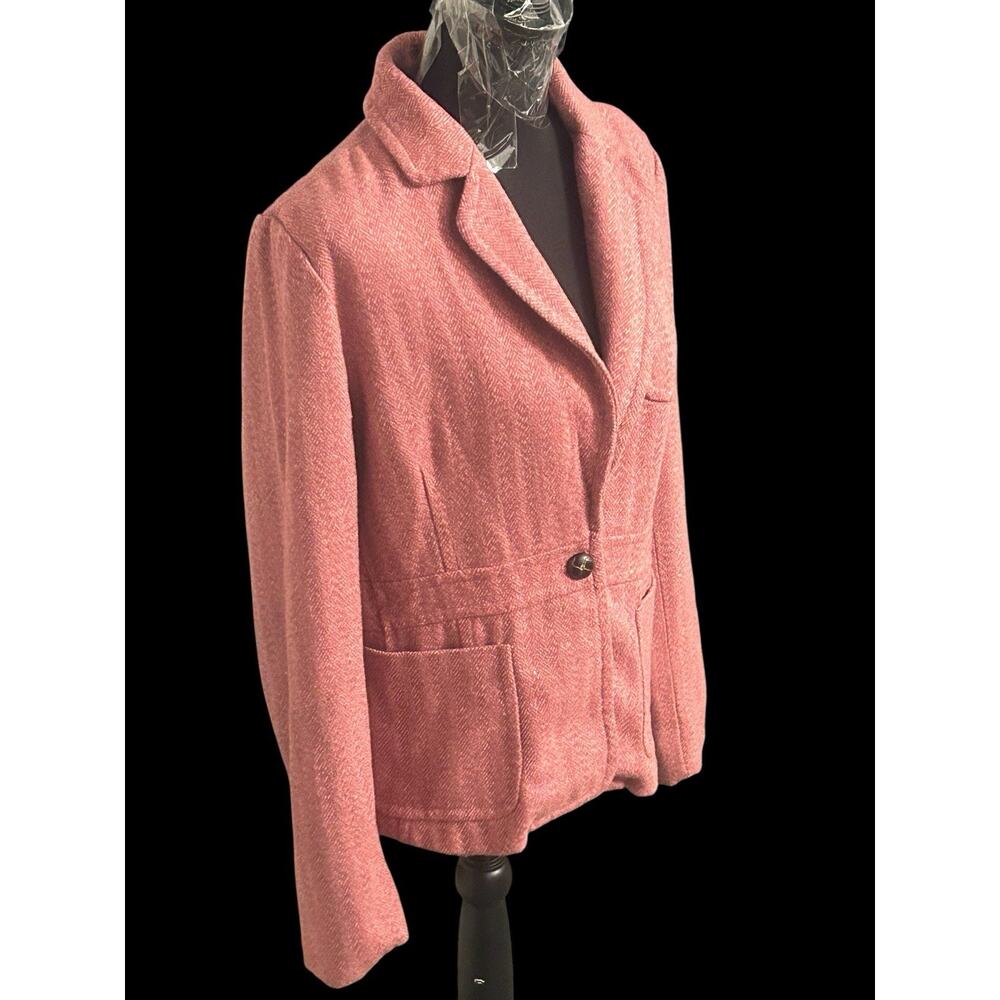 Bitten by Sarah Jessica Parker Jacket Collared Button Pockets Lined Size Large - Picture 2 of 7